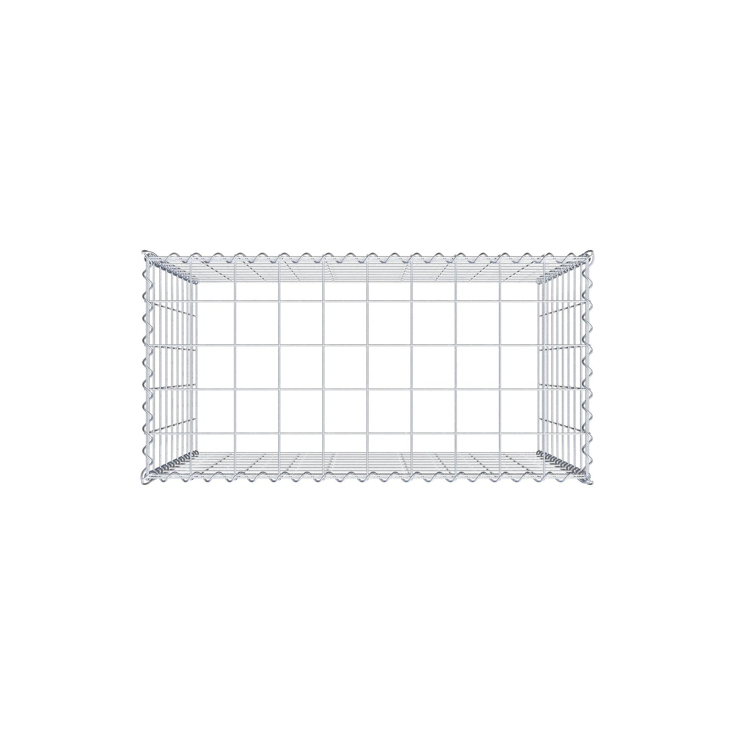 Gavión complementario tipo 3 100 cm x 90 cm x 50 cm (L x A x P), malla 10 cm x 10 cm, espiral