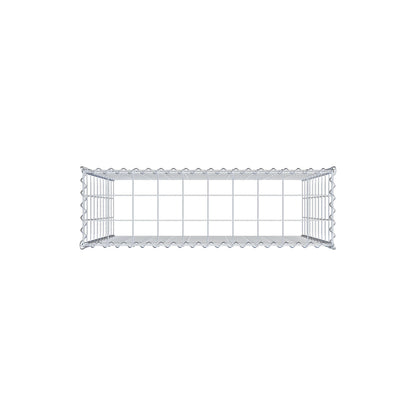 Anbaugabione Typ 3 100 cm x 100 cm x 30 cm (L x H x T), Maschenweite 10 cm x 10 cm, Spirale