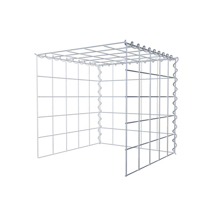 Gabbione aggiuntivo tipo 4 50 cm x 50 cm x 50 cm (L x H x P), dimensione maglia 10 cm x 10 cm, a spirale