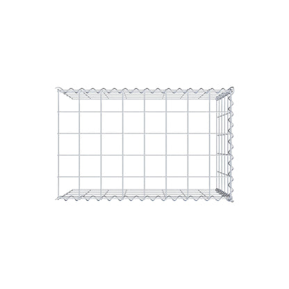 Opvokset gabion type 4 80 cm x 50 cm x 50 cm (L x H x D), maskestørrelse 10 cm x 10 cm, spiral