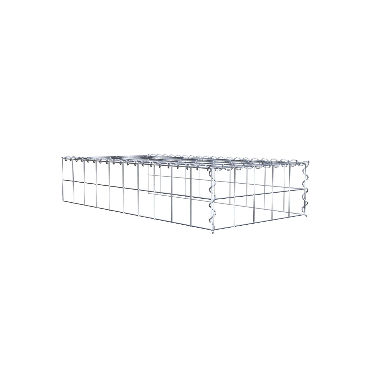 Add-on schanskorf type 4 100 cm x 20 cm x 50 cm (L x H x D), maaswijdte 10 cm x 10 cm, spiraal