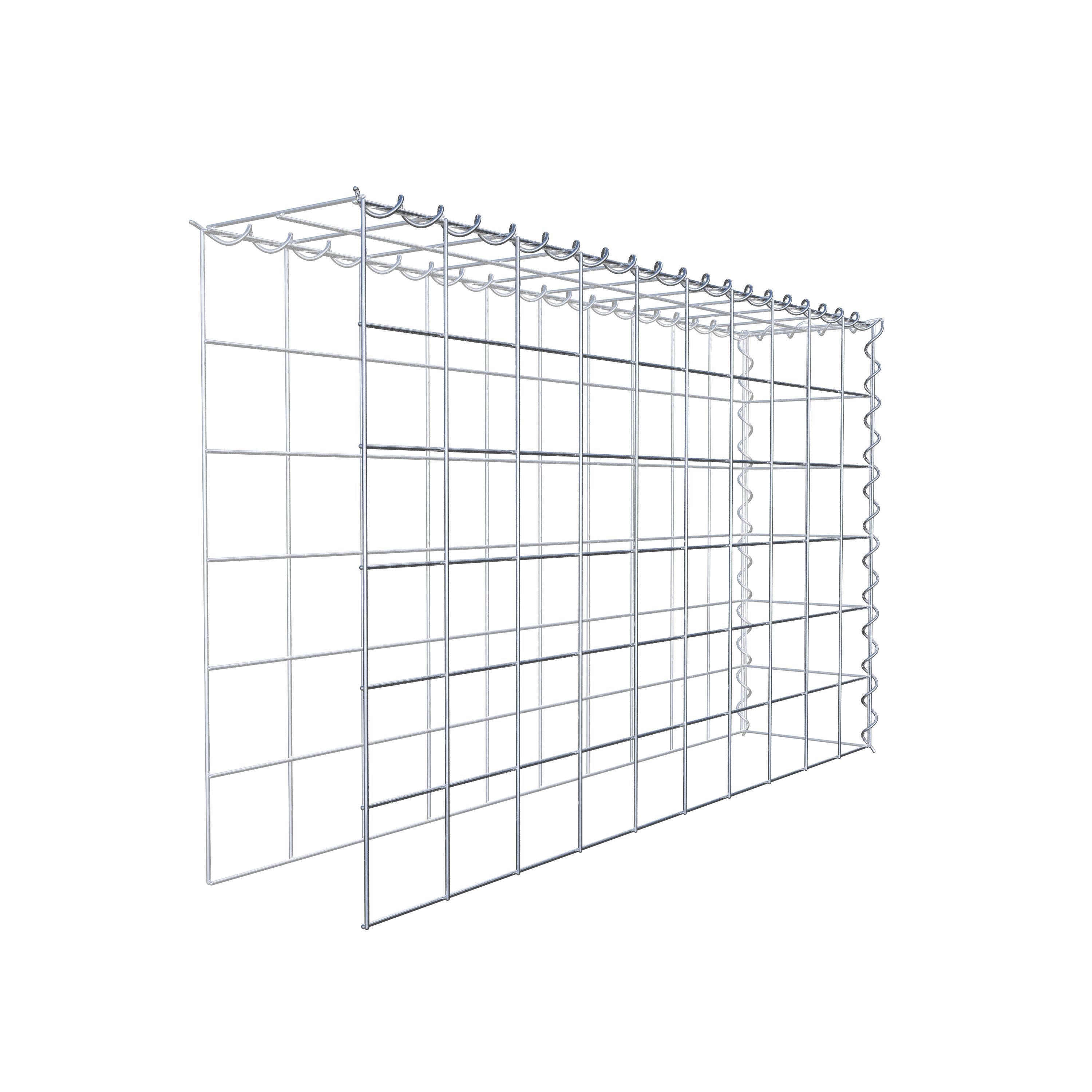 Anbaugabione Typ 4 100 cm x 60 cm x 20 cm (L x H x T), Maschenweite 10 cm x 10 cm, Spirale