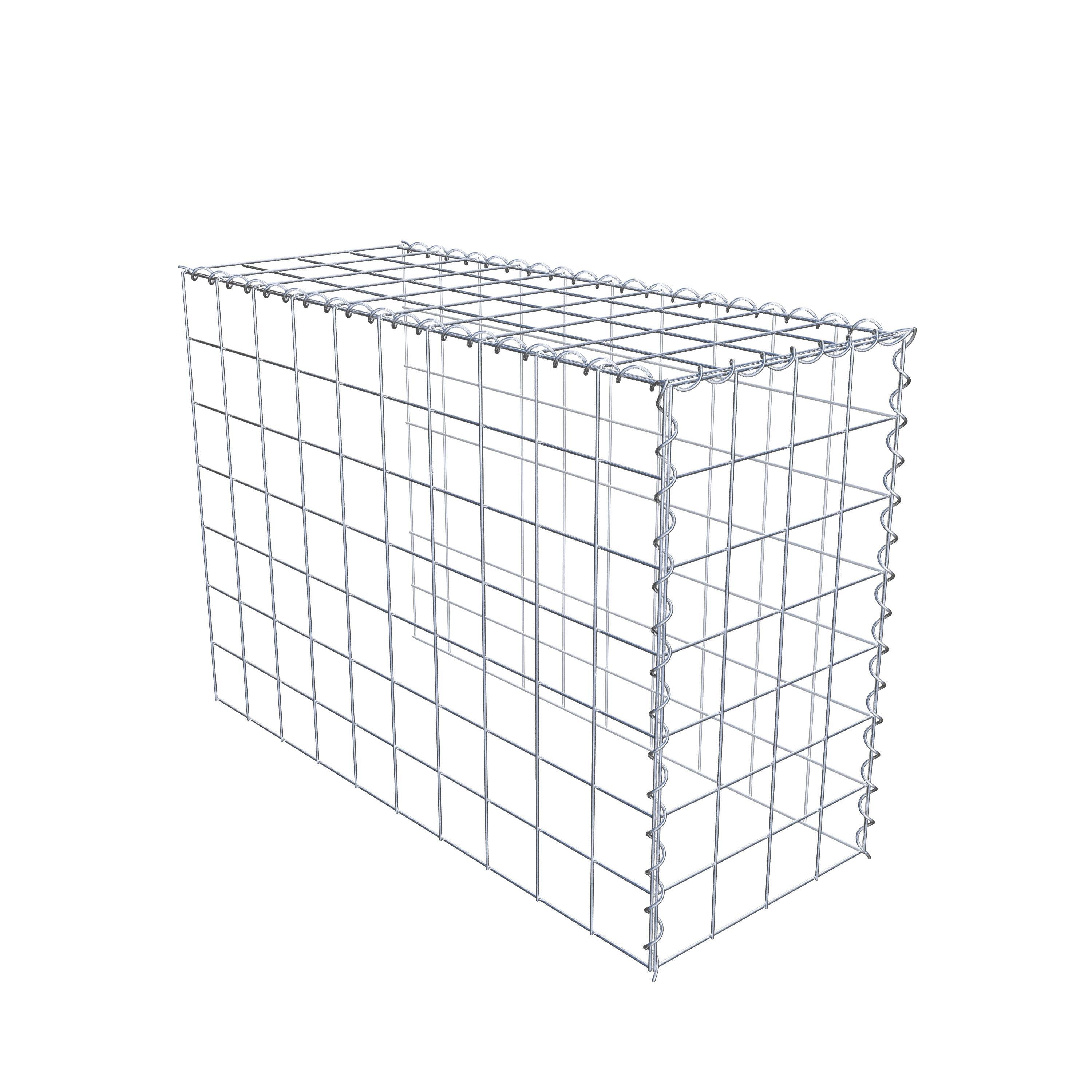 Grown-on gabion type 4 100 cm x 70 cm x 40 cm (L x H x D), mesh size 10 cm x 10 cm, spiral