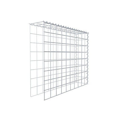 Anbaugabione Typ 4 100 cm x 80 cm x 20 cm (L x H x T), Maschenweite 10 cm x 10 cm, Spirale