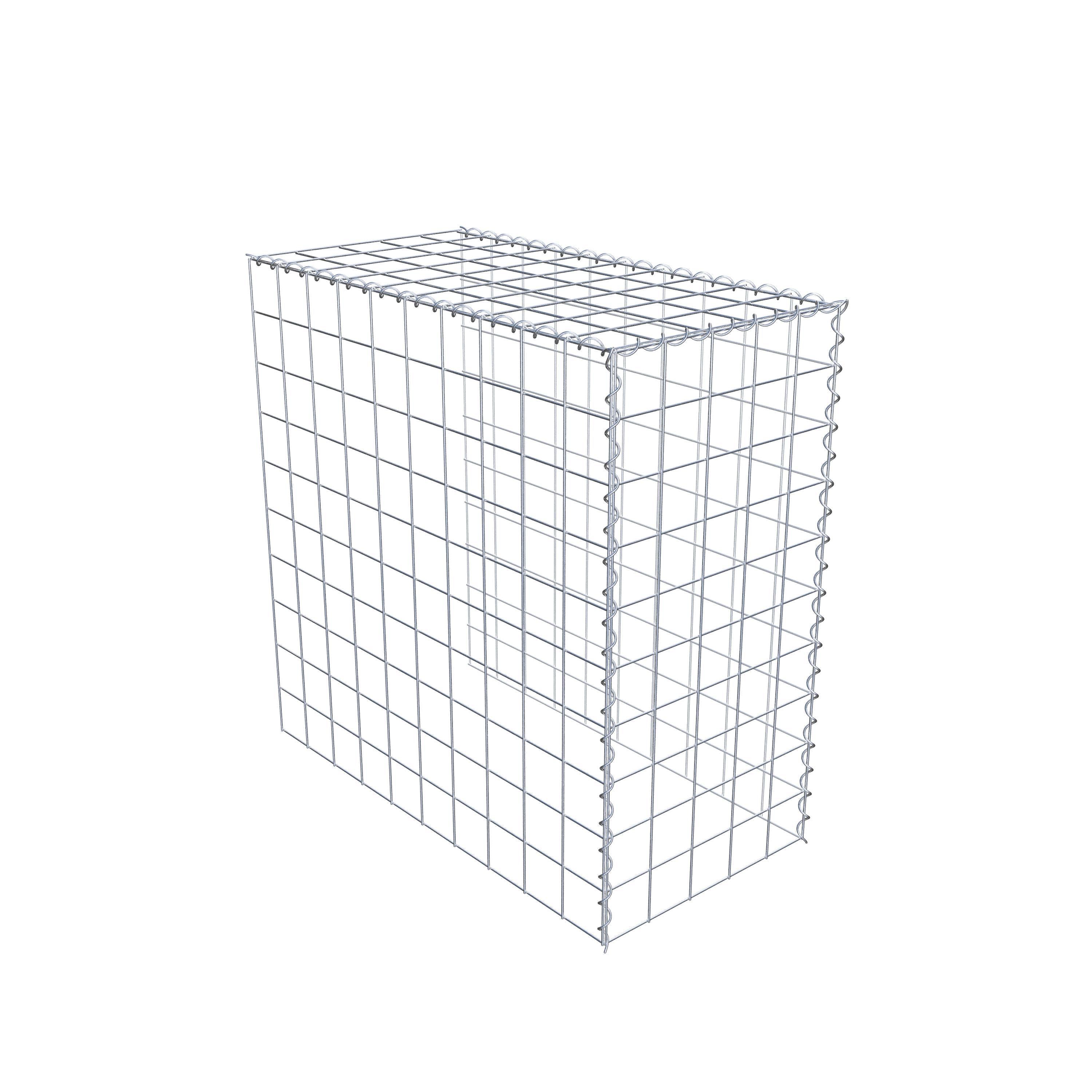 Grown-on gabion type 4 100 cm x 100 cm x 50 cm (L x H x D), mesh size 10 cm x 10 cm, spiral