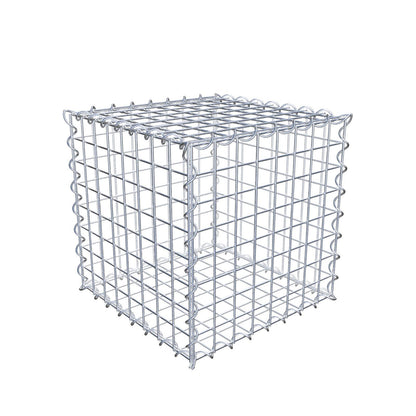 Gabion 40 cm x 40 cm x 40 cm (L x H x D), mesh size 5 cm x 5 cm, spiral