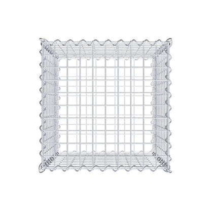 Gabion 50 cm x 50 cm x 50 cm (L x H x D), mesh size 5 cm x 5 cm, spiral