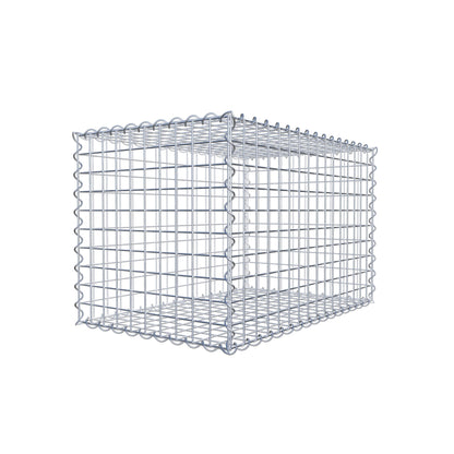 Gabion 80 cm x 50 cm x 50 cm (L x H x D), maskestørrelse 5 cm x 5 cm, spiral