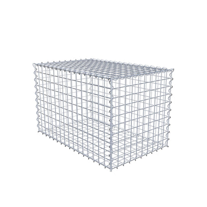 Gabion 80 cm x 50 cm x 50 cm (L x H x D), maskestørrelse 5 cm x 5 cm, spiral