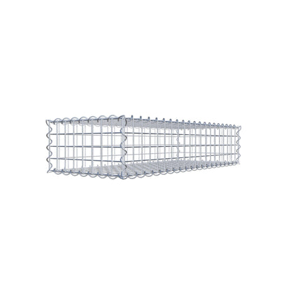 Gabione 100 cm x 20 cm x 40 cm (L x H x T), Maschenweite 5 cm x 5 cm, Spirale