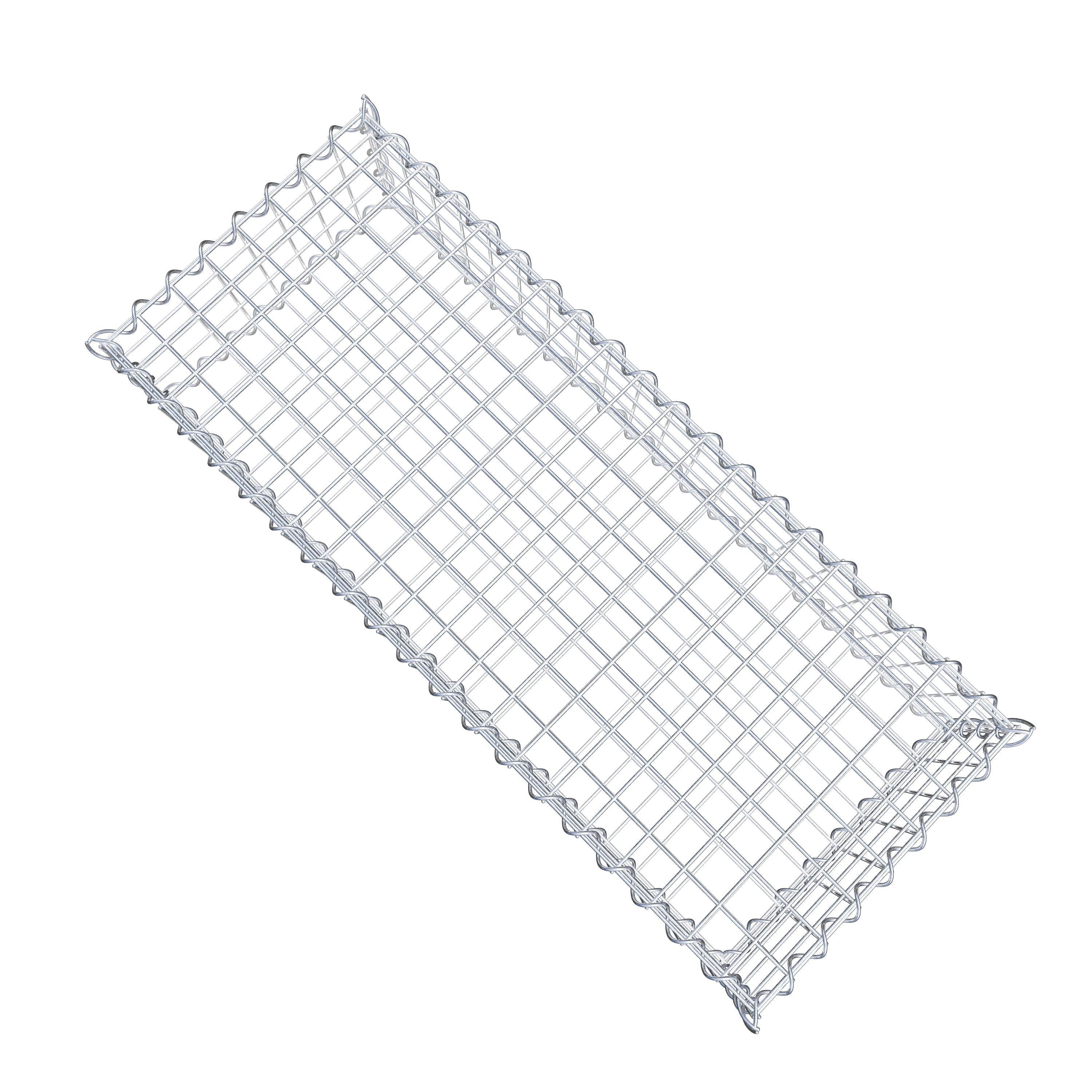 Gabion 100 cm x 20 cm x 40 cm (L x H x D), mesh size 5 cm x 5 cm, spiral