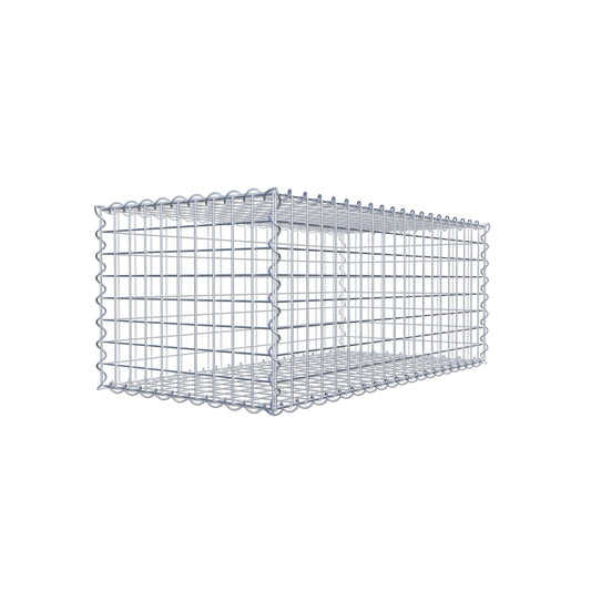 Gabion 100 cm x 40 cm x 50 cm (L x H x D), maskstorlek 5 cm x 5 cm, spiral