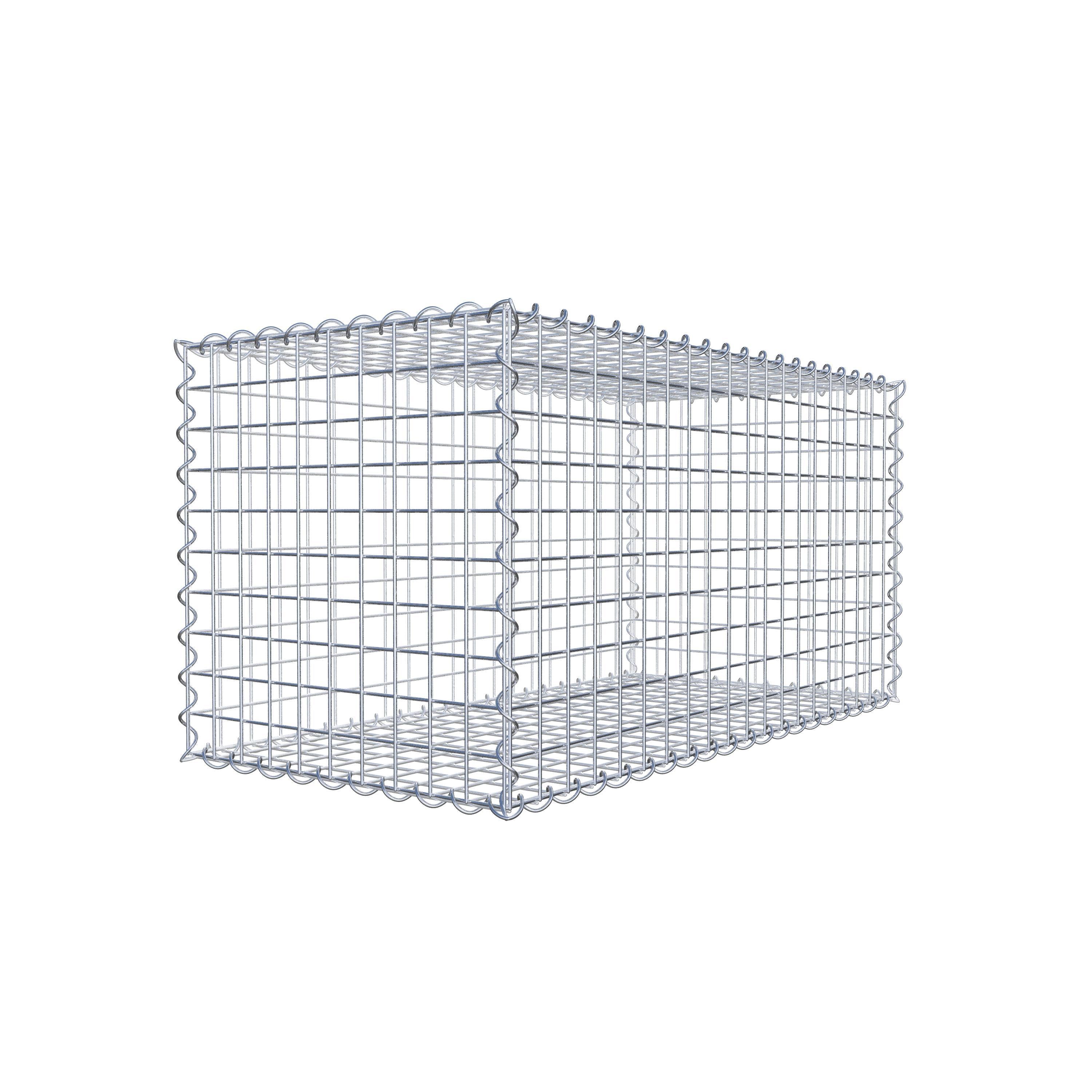 Gabion 100 cm x 50 cm x 50 cm (L x H x D), maskestørrelse 5 cm x 5 cm, spiral