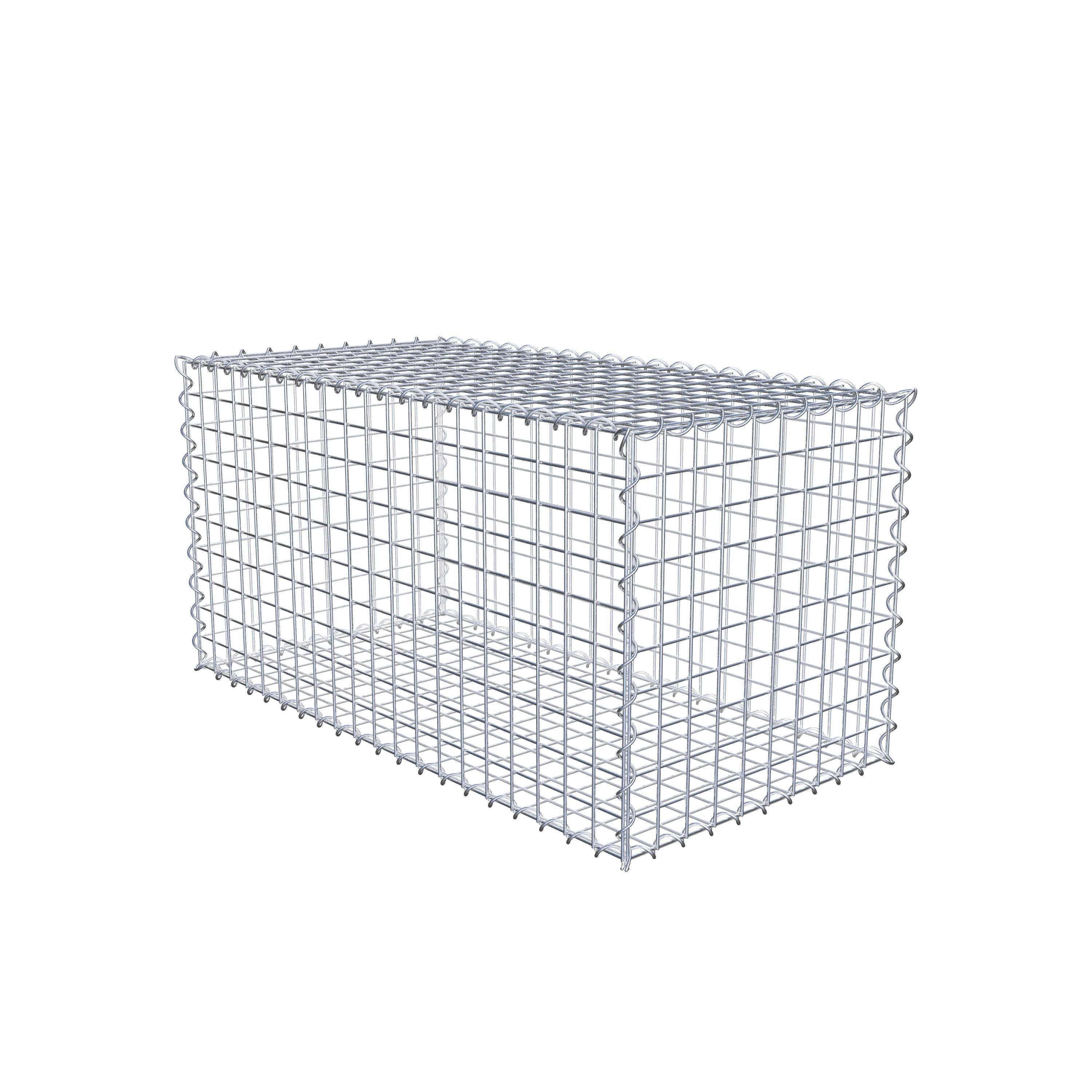 Gabion 100 cm x 50 cm x 50 cm (L x H x D), mesh size 5 cm x 5 cm, spiral