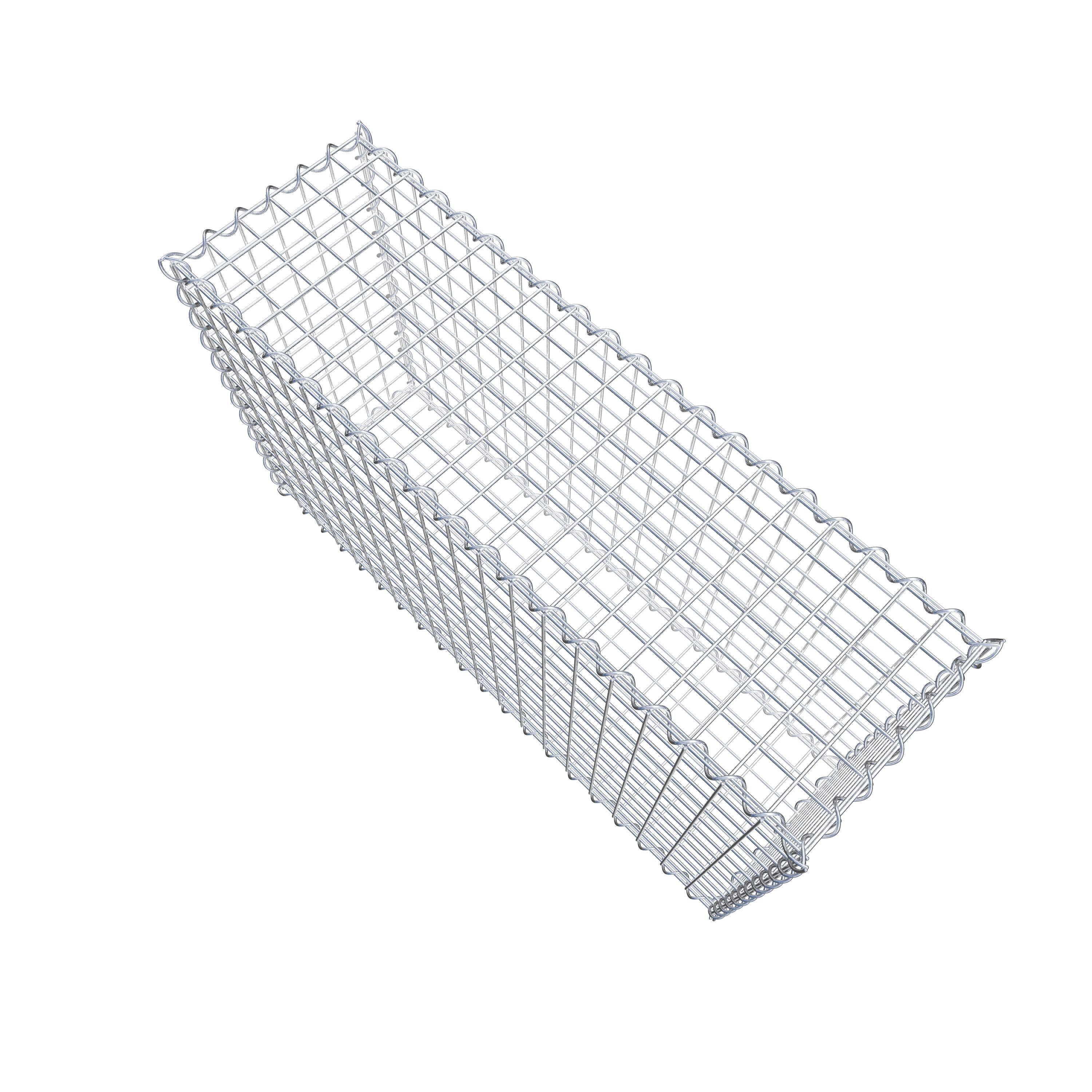 Gabion 100 cm x 60 cm x 30 cm (L x H x D), mesh size 5 cm x 5 cm, spiral