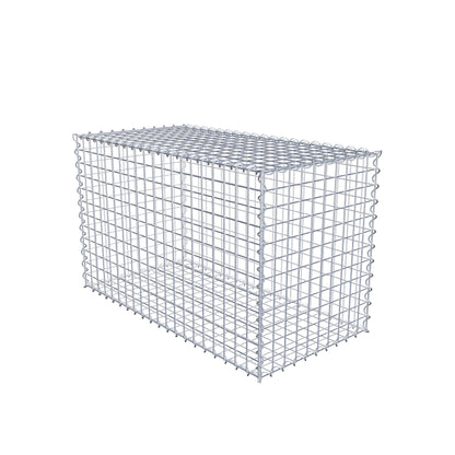 Gabion 100 cm x 60 cm x 50 cm (L x H x P), mailles 5 cm x 5 cm, spirale