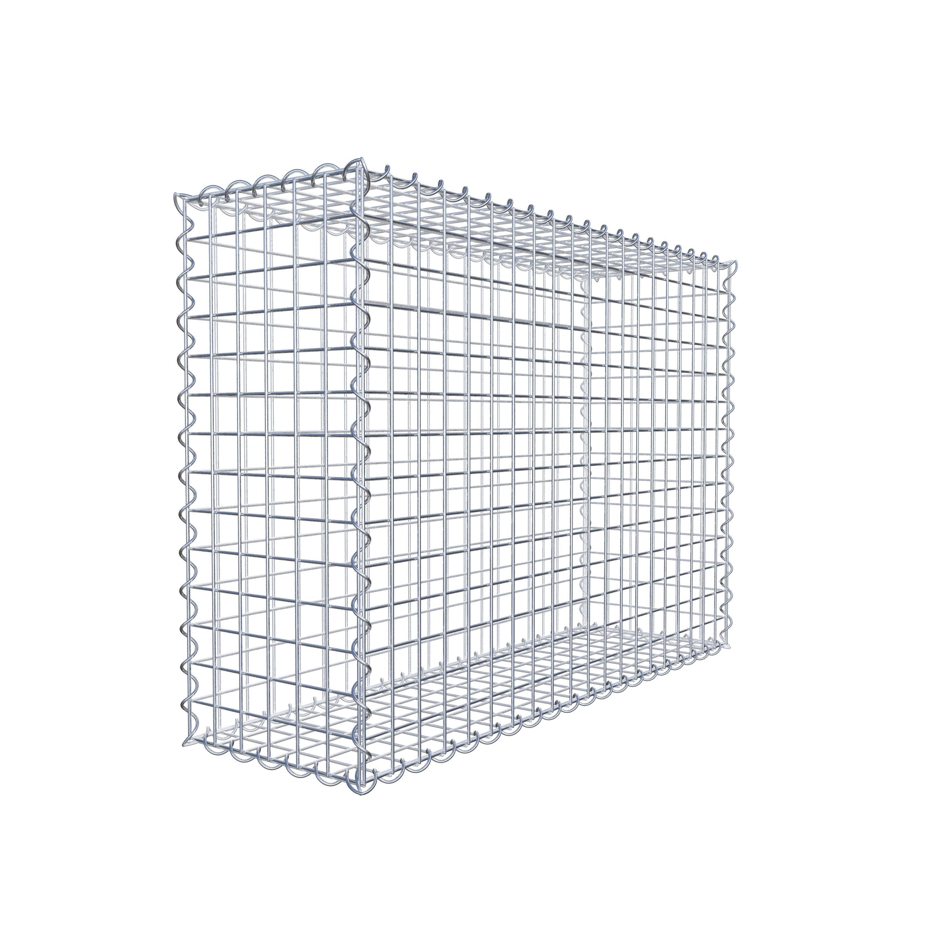 Gabion 100 cm x 70 cm x 30 cm (L x H x D), mesh size 5 cm x 5 cm, spiral