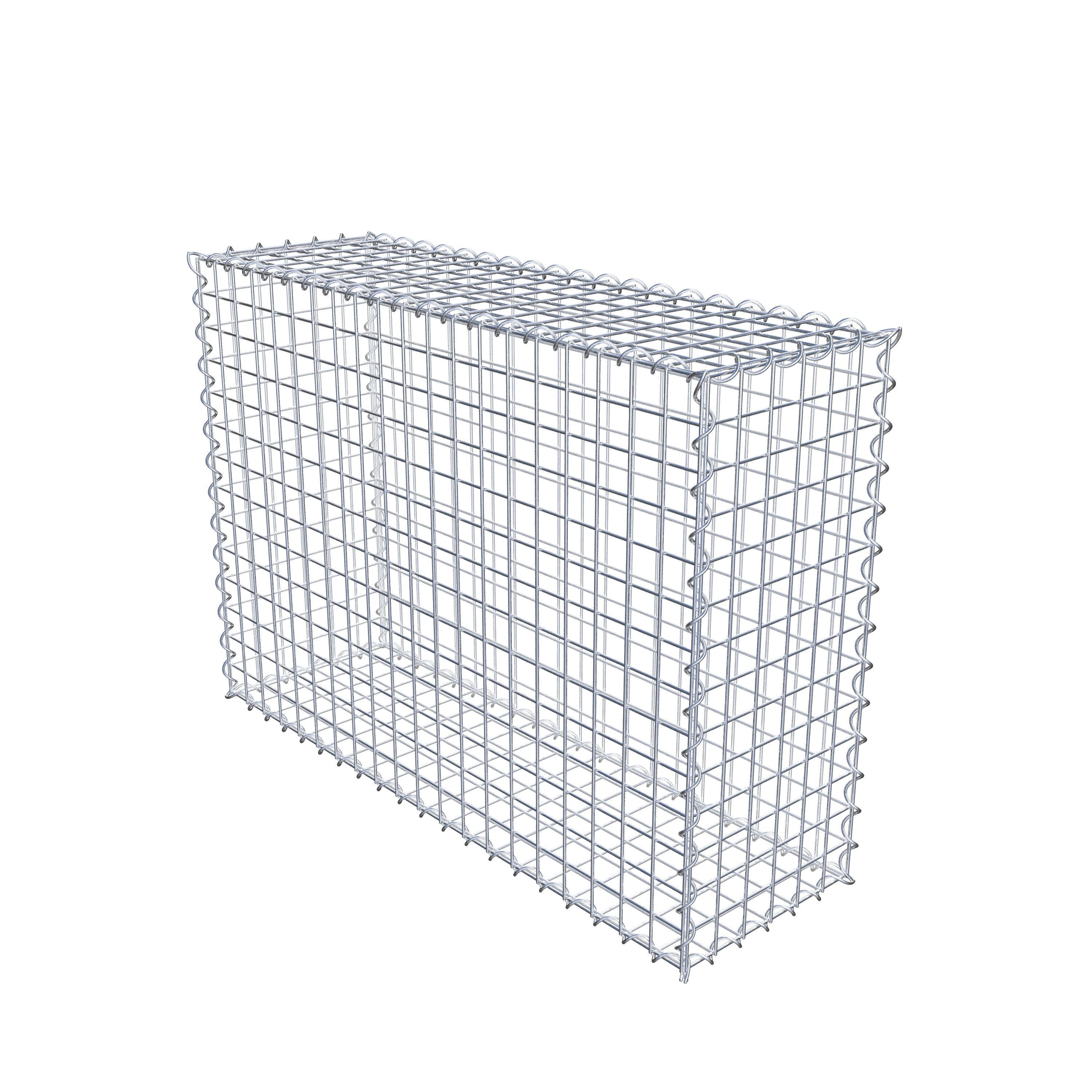 Gabion 100 cm x 70 cm x 30 cm (L x H x D), mesh size 5 cm x 5 cm, spiral