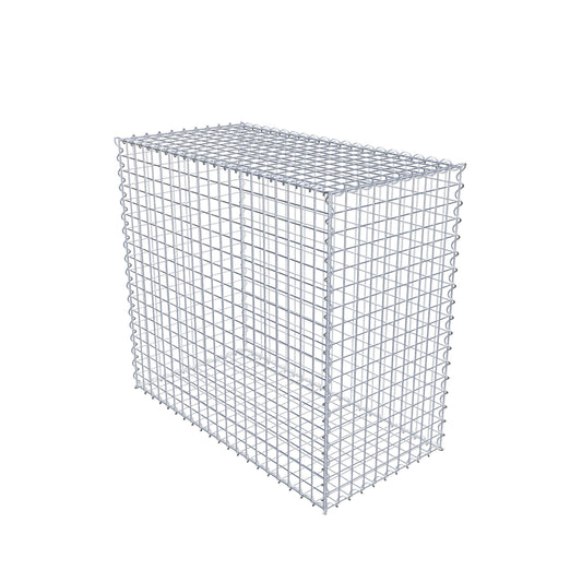 Gavión 100 cm x 90 cm x 50 cm (L x A x P), luz de malla 5 cm x 5 cm, en espiral