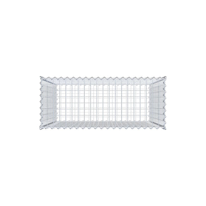 Gabion 100 cm x 100 cm x 40 cm (L x H x D), mesh size 5 cm x 5 cm, spiral