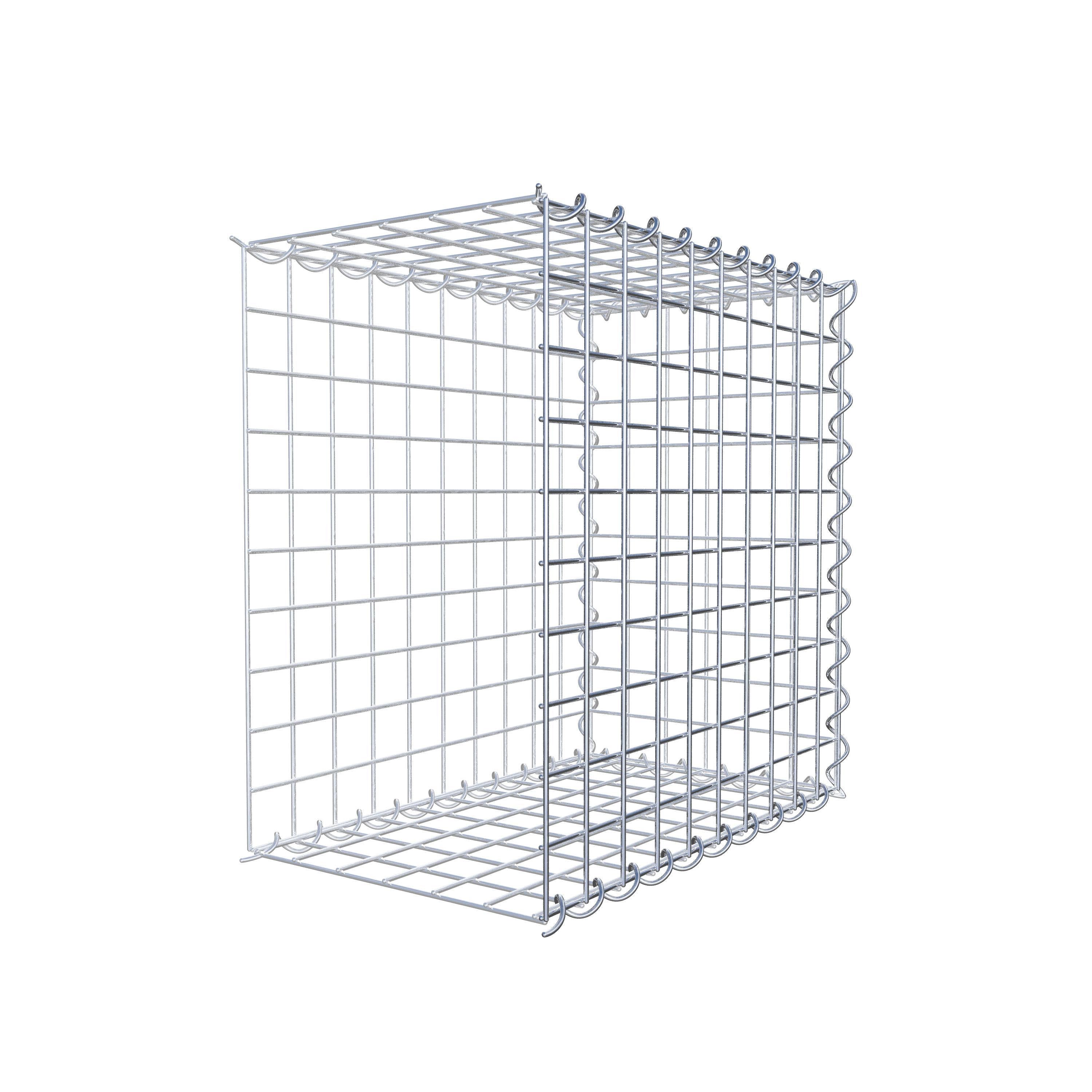 Grown-on gabion type 2 50 cm x 50 cm x 30 cm (L x H x D), mesh size 5 cm x 5 cm, spiral