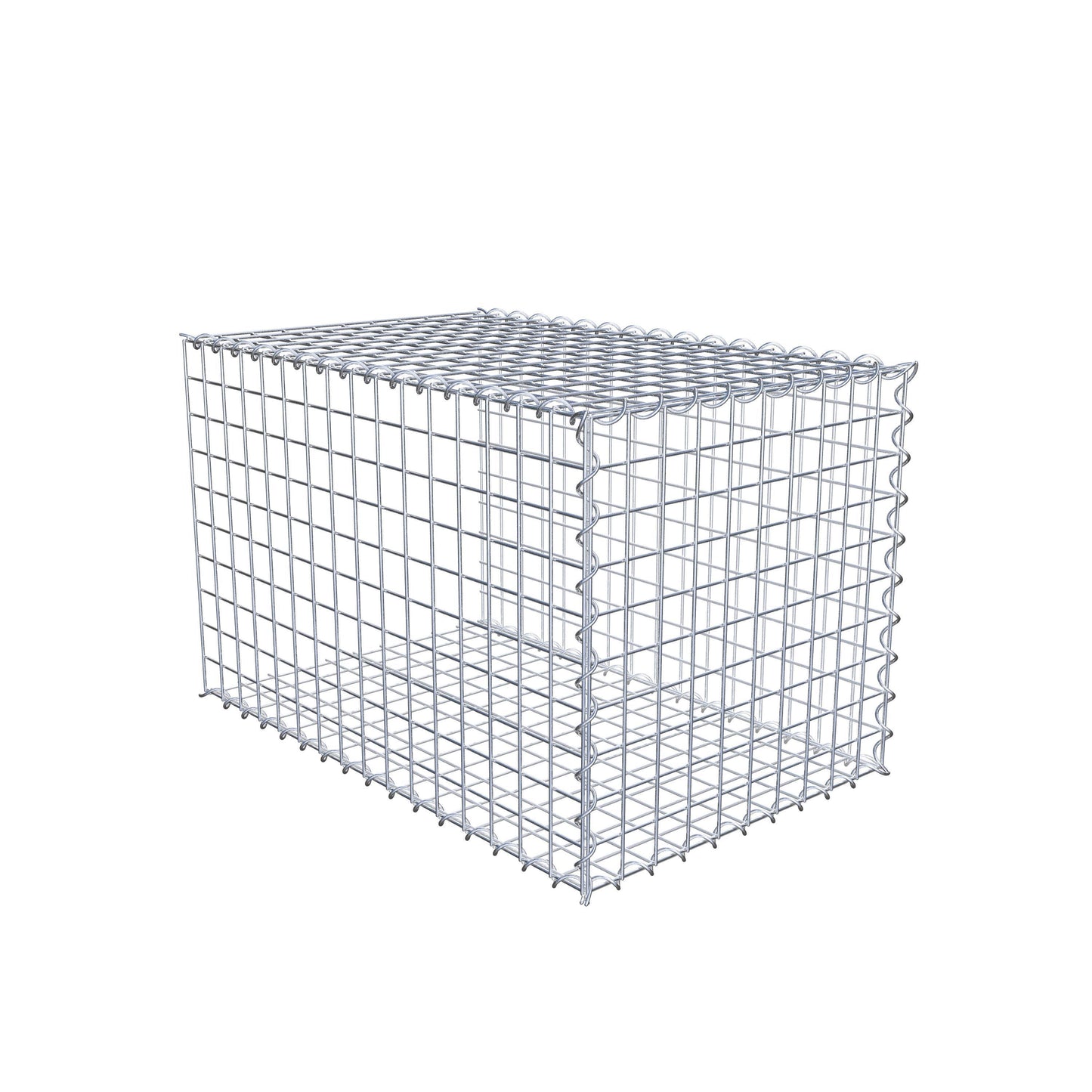 Extra gabion typ 2 80 cm x 50 cm x 50 cm (L x H x D), maskstorlek 5 cm x 5 cm, spiral