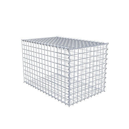 Extra gabion typ 2 80 cm x 50 cm x 50 cm (L x H x D), maskstorlek 5 cm x 5 cm, spiral