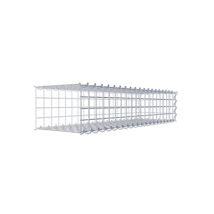 Gabion rapporté type 2 100 cm x 20 cm x 30 cm (L x H x P), mailles 5 cm x 5 cm, spirale