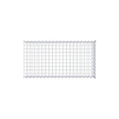 Grown-on gabion type 2 100 cm x 20 cm x 50 cm (L x H x D), mesh size 5 cm x 5 cm, spiral