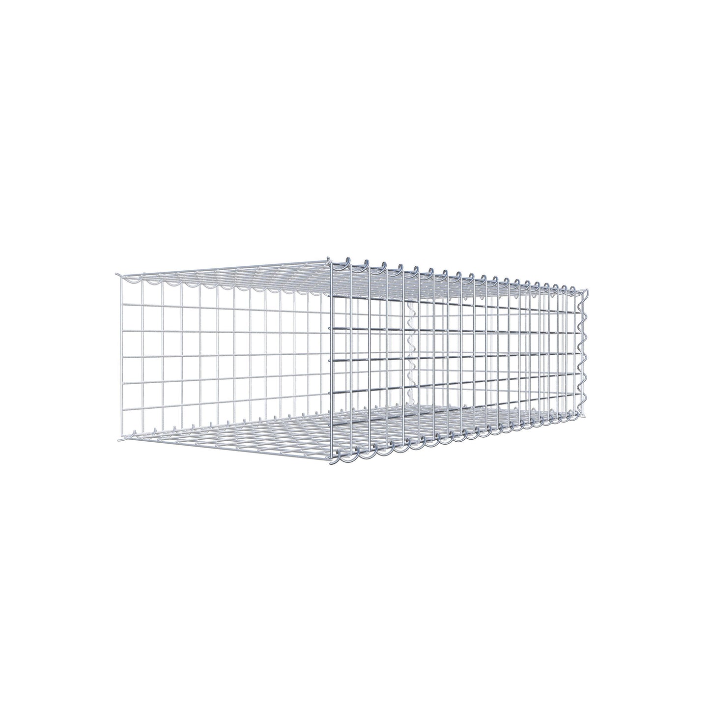 Gavión complementario tipo 2 100 cm x 30 cm x 50 cm (L x A x P), malla 5 cm x 5 cm, espiral