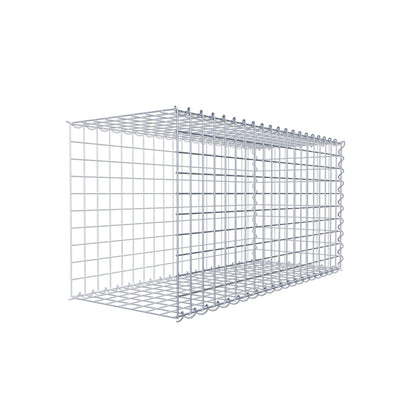 Opvokset gabion type 2 100 cm x 50 cm x 40 cm (L x H x D), maskestørrelse 5 cm x 5 cm, spiral