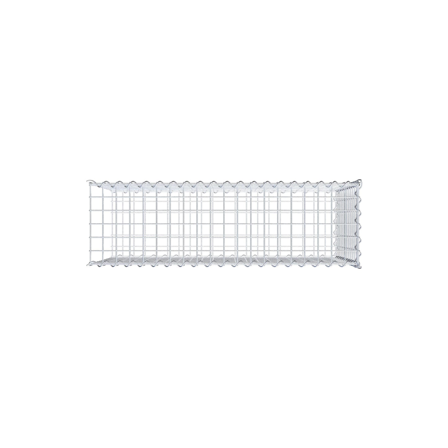Grown-on gabion type 2 100 cm x 60 cm x 30 cm (L x H x D), mesh size 5 cm x 5 cm, spiral