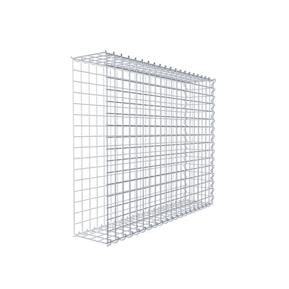 Gabbione aggiuntivo tipo 2 100 cm x 80 cm x 20 cm (L x H x P), dimensione maglia 5 cm x 5 cm, a spirale