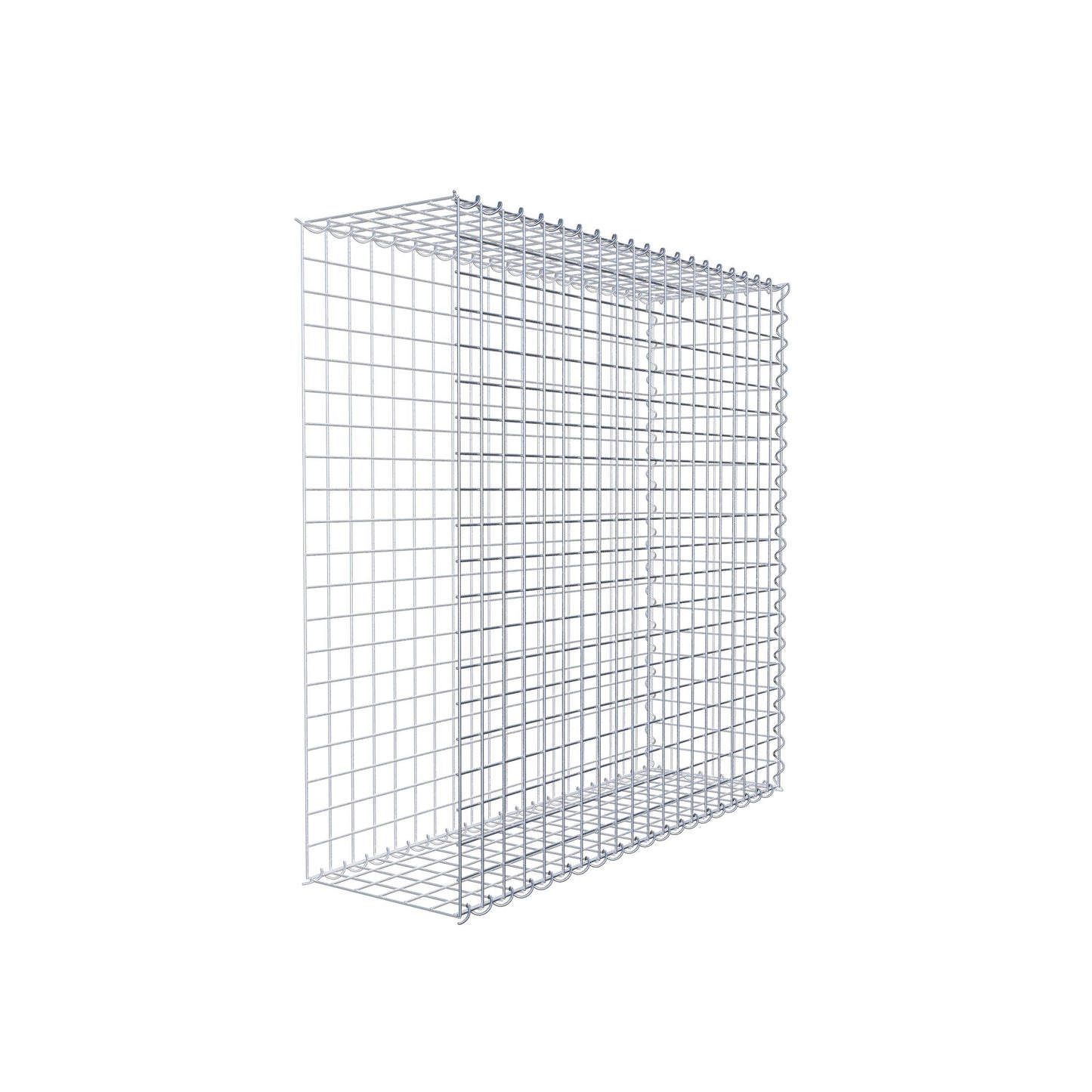 Add-on schanskorf type 2 100 cm x 100 cm x 30 cm (L x H x D), maaswijdte 5 cm x 5 cm, spiraalvormig
