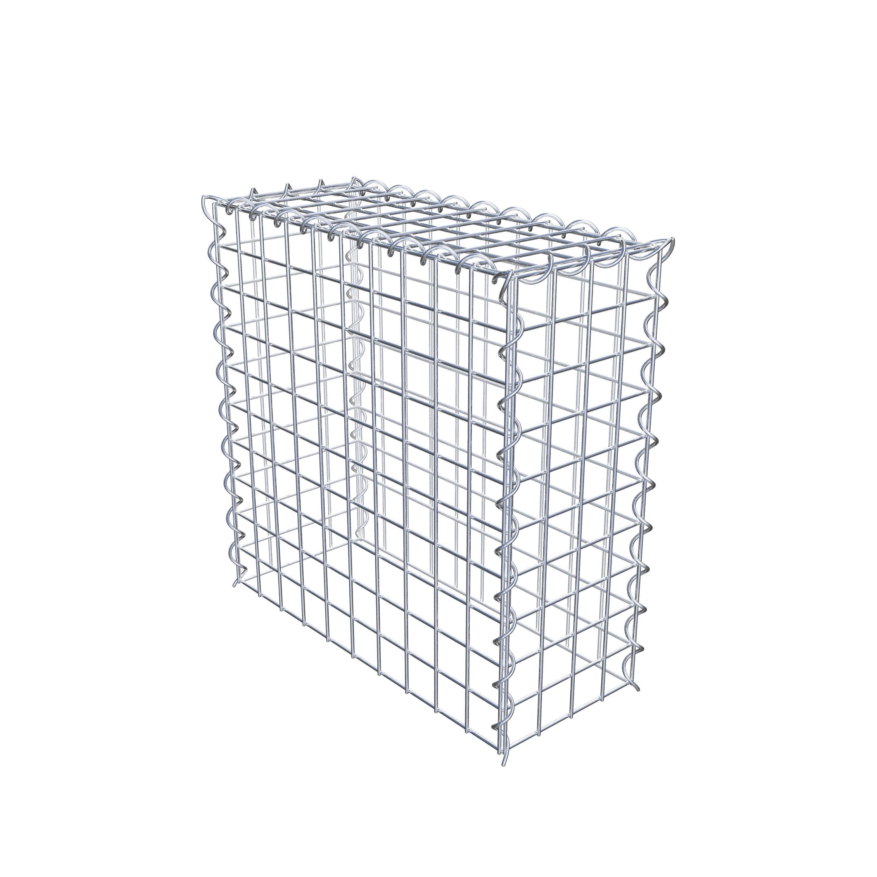 Grown-on gabion type 3 50 cm x 50 cm x 20 cm (L x H x D), mesh size 5 cm x 5 cm, spiral