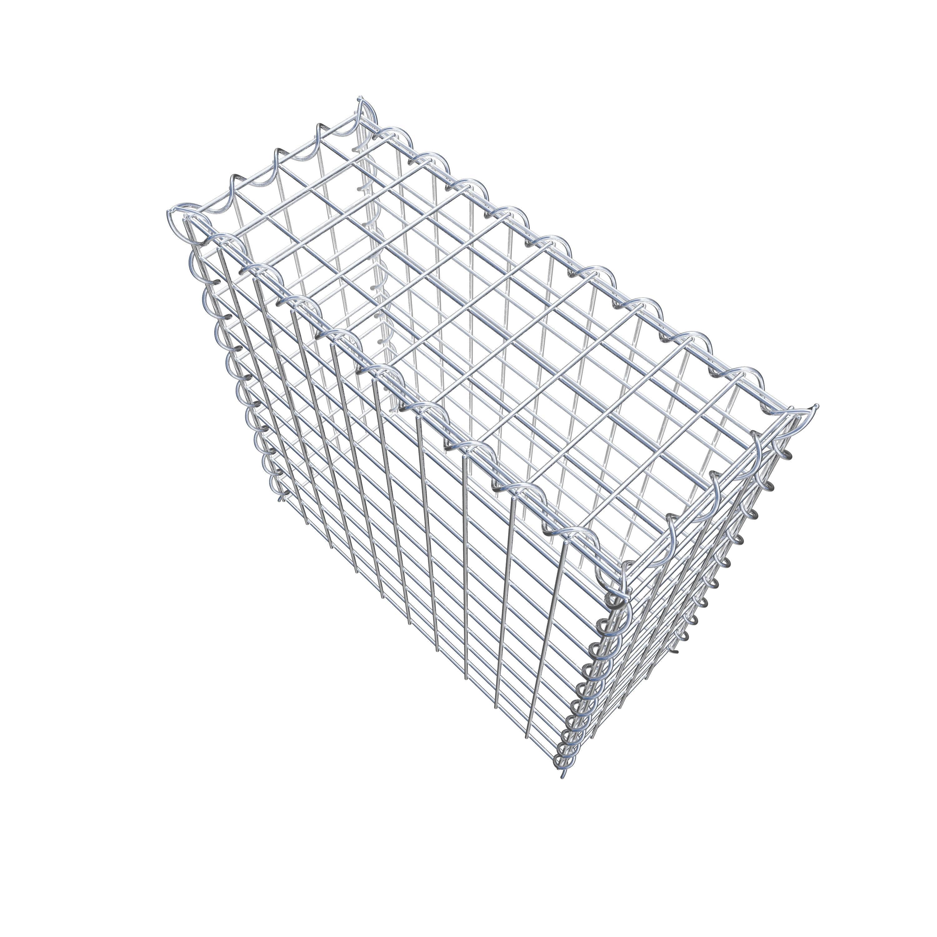 Grown-on gabion type 3 50 cm x 50 cm x 20 cm (L x H x D), mesh size 5 cm x 5 cm, spiral