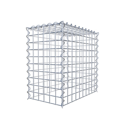 Grown-on gabion type 3 50 cm x 50 cm x 30 cm (L x H x D), mesh size 5 cm x 5 cm, spiral