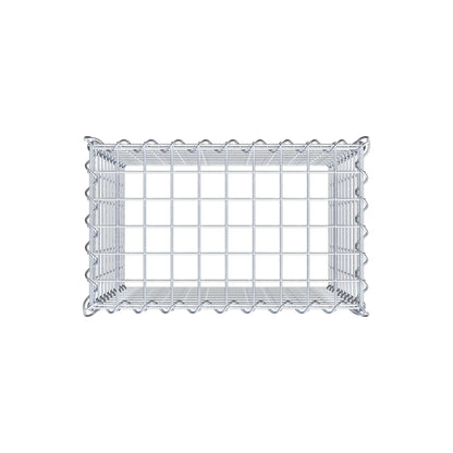 Grown-on gabion type 3 50 cm x 50 cm x 30 cm (L x H x D), mesh size 5 cm x 5 cm, spiral