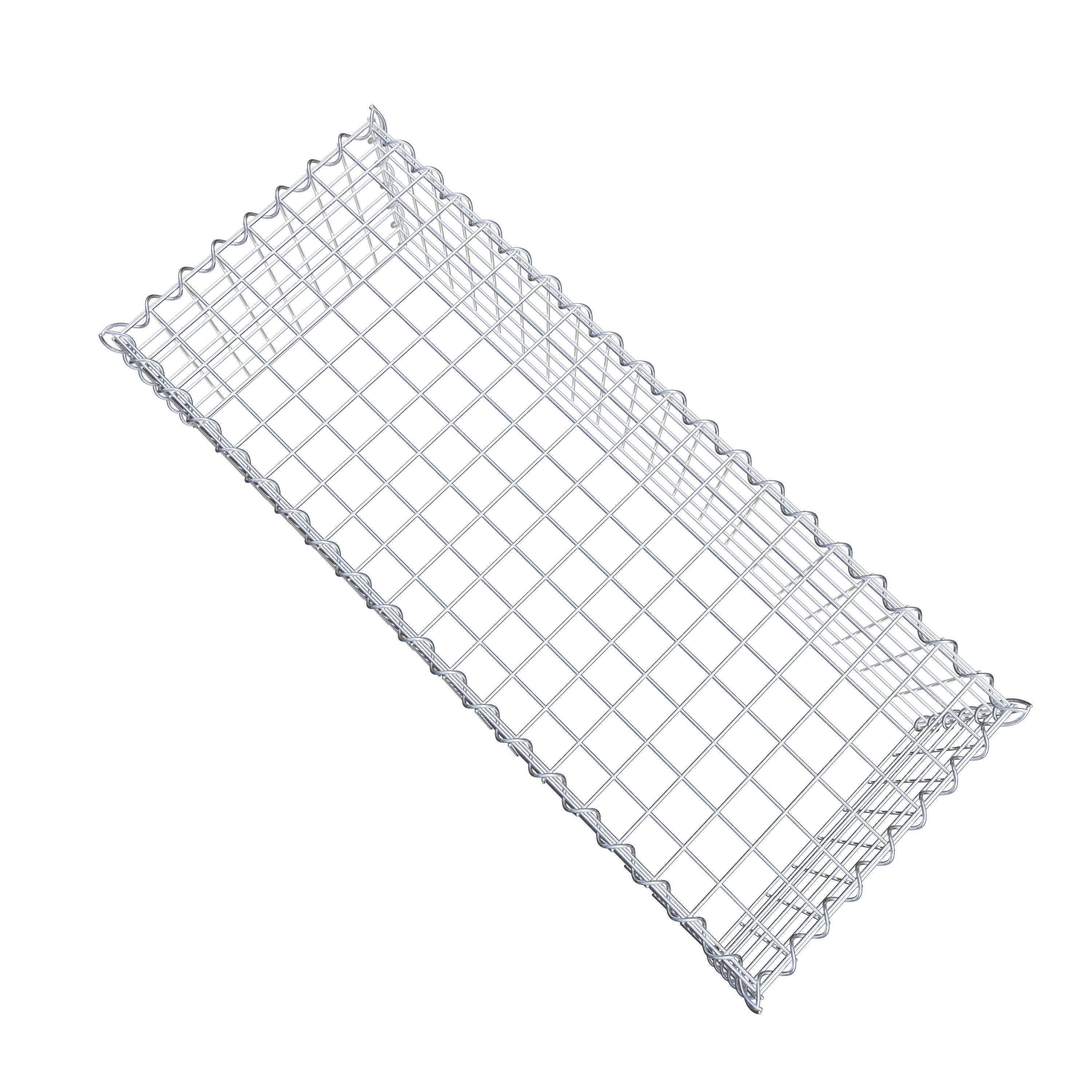 Grown-on gabion type 3 100 cm x 30 cm x 40 cm (L x H x D), mesh size 5 cm x 5 cm, spiral