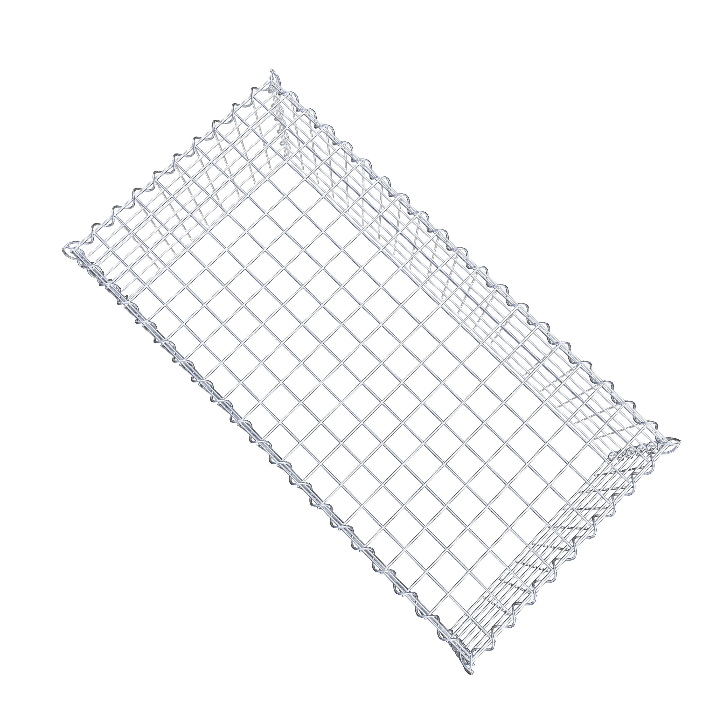 Grown-on gabion type 3 100 cm x 30 cm x 50 cm (L x H x D), mesh size 5 cm x 5 cm, spiral