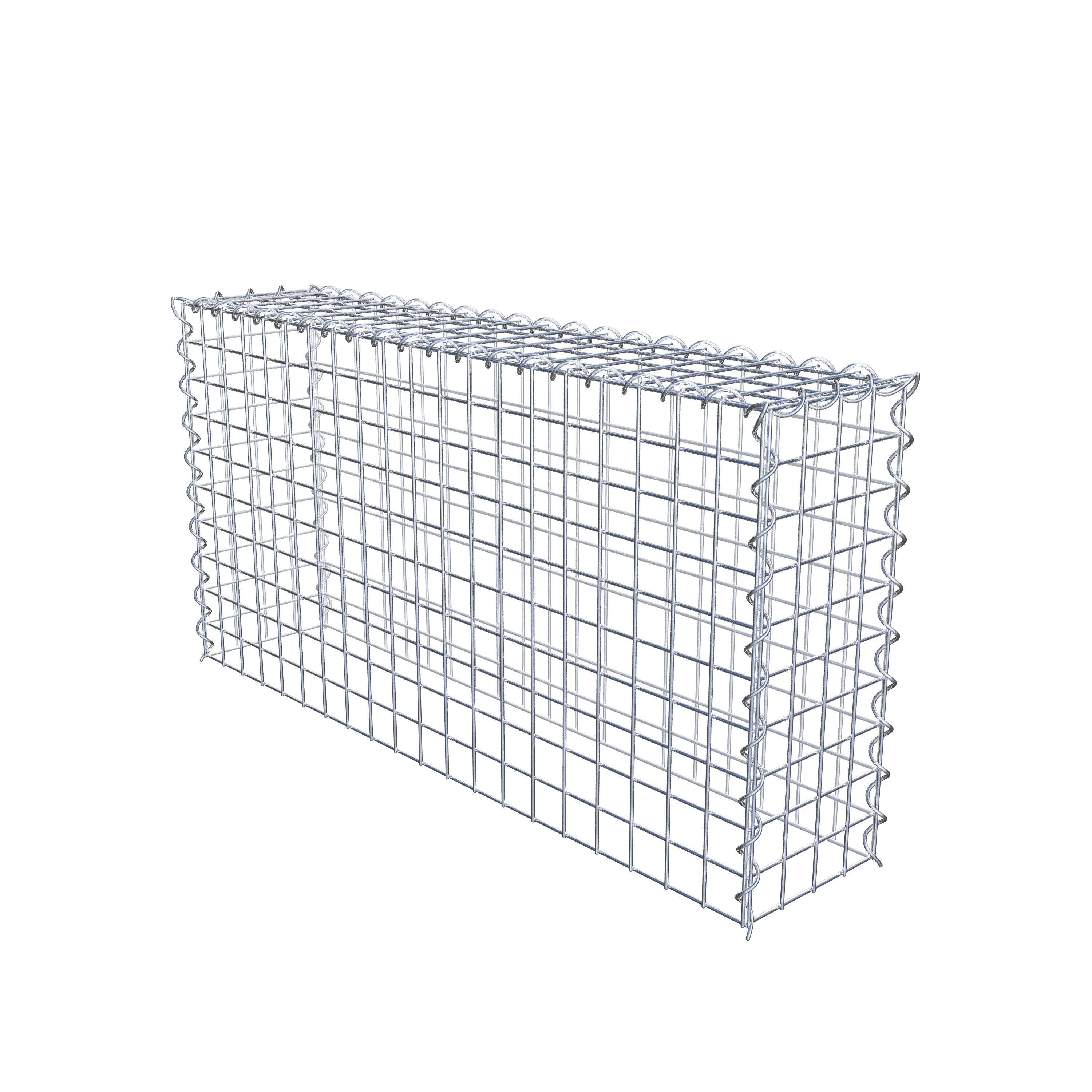 Grown-on gabion type 3 100 cm x 50 cm x 20 cm (L x H x D), mesh size 5 cm x 5 cm, spiral