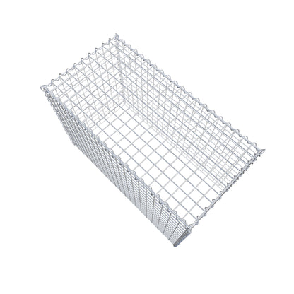 Gabion rapporté type 3 100 cm x 70 cm x 50 cm (L x H x P), mailles 5 cm x 5 cm, spirale