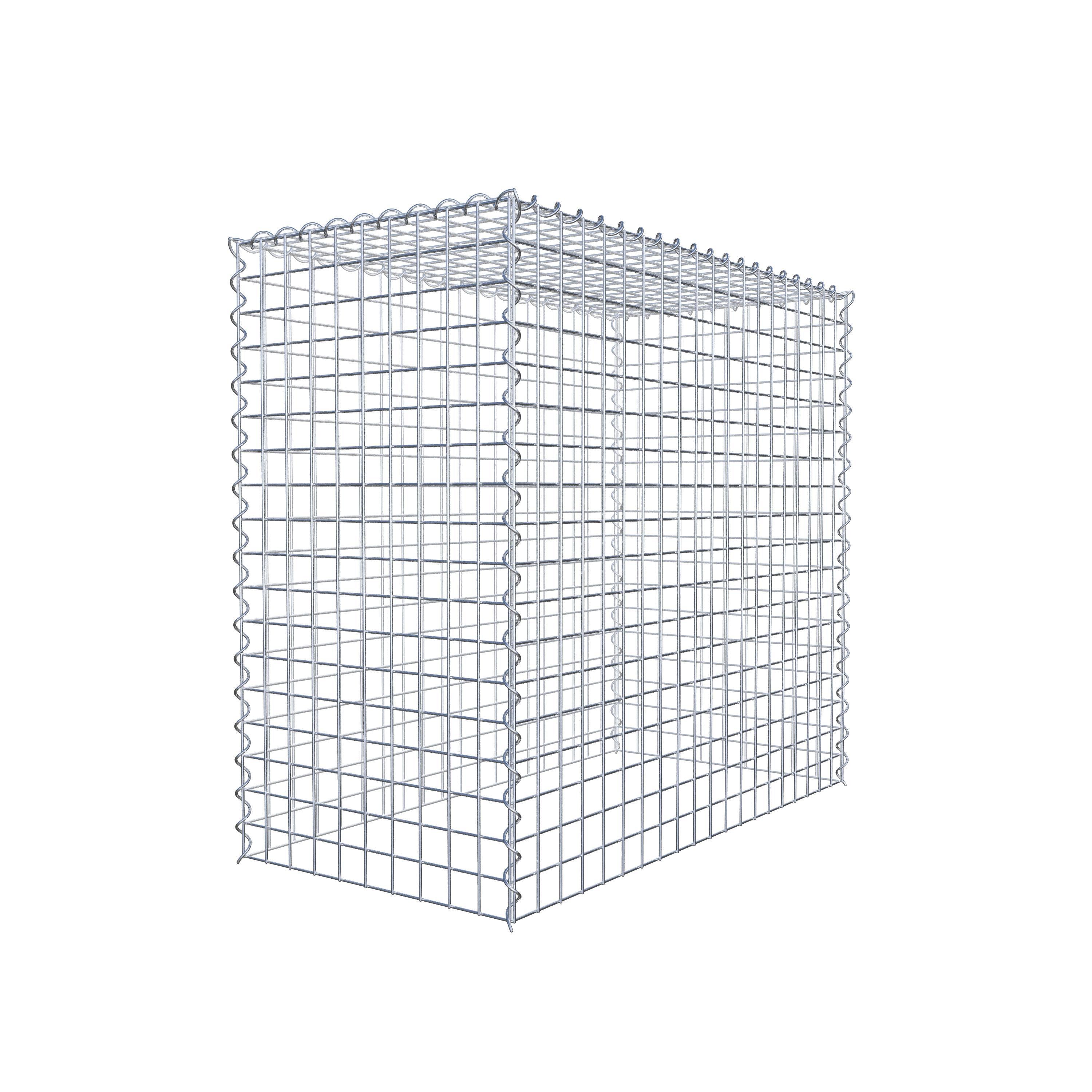 Grown-on gabion type 3 100 cm x 90 cm x 50 cm (L x H x D), mesh size 5 cm x 5 cm, spiral