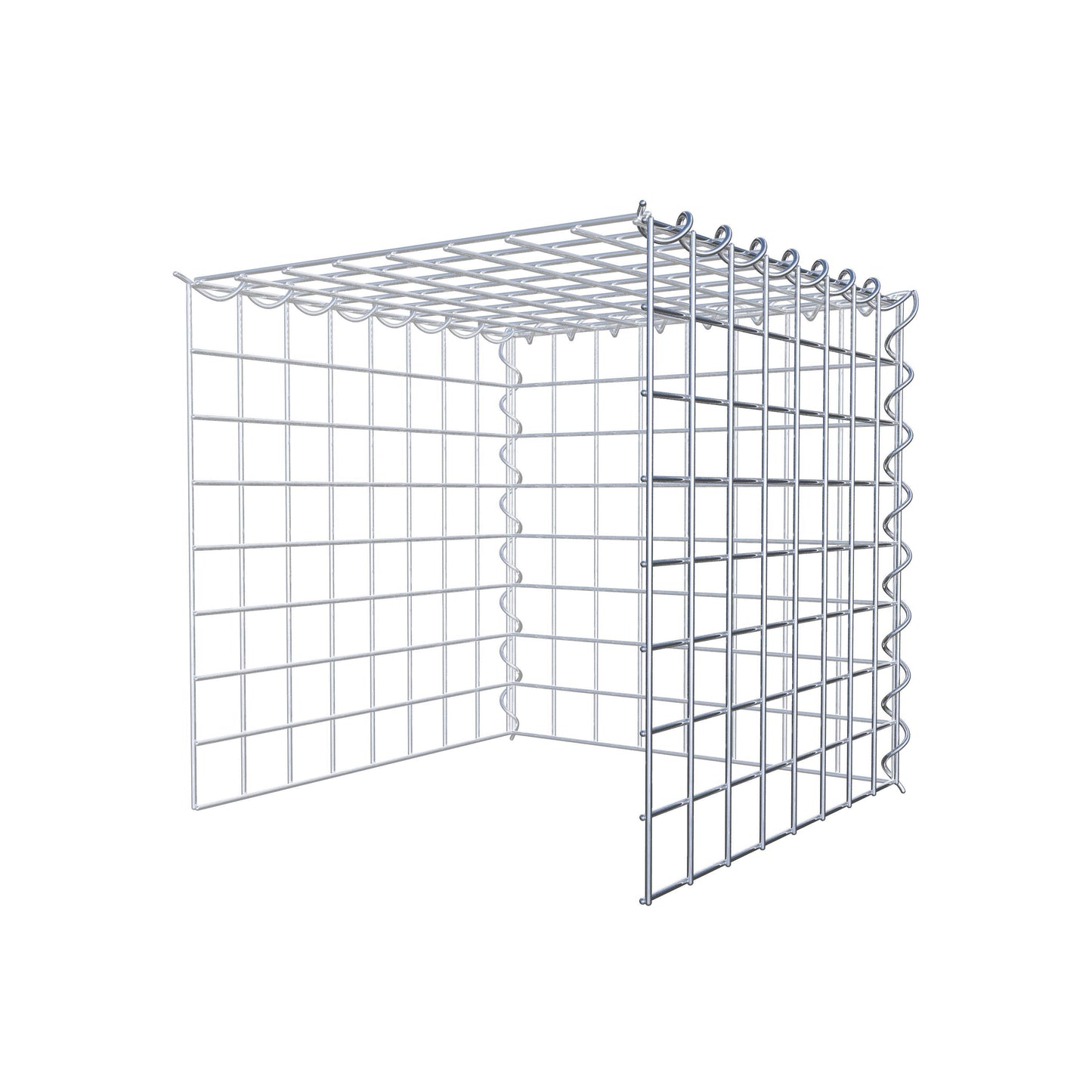 Extra gabion typ 4 40 cm x 40 cm x 40 cm (L x H x D), maskstorlek 5 cm x 5 cm, spiral