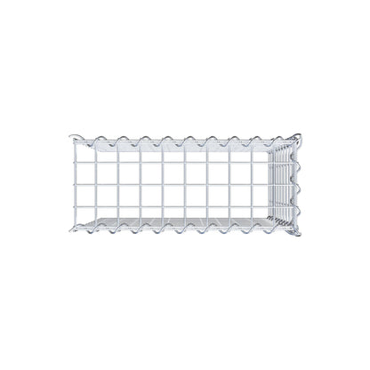 Anbaugabione Typ 4 50 cm x 50 cm x 20 cm (L x H x T), Maschenweite 5 cm x 5 cm, Spirale