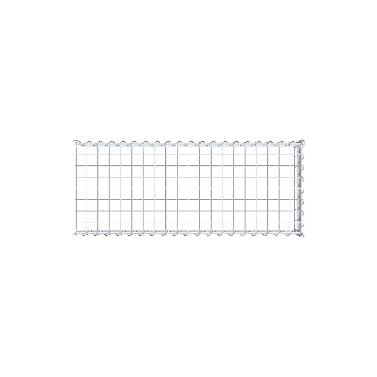Extra gabion typ 4 100 cm x 20 cm x 40 cm (L x H x D), maskstorlek 5 cm x 5 cm, spiral