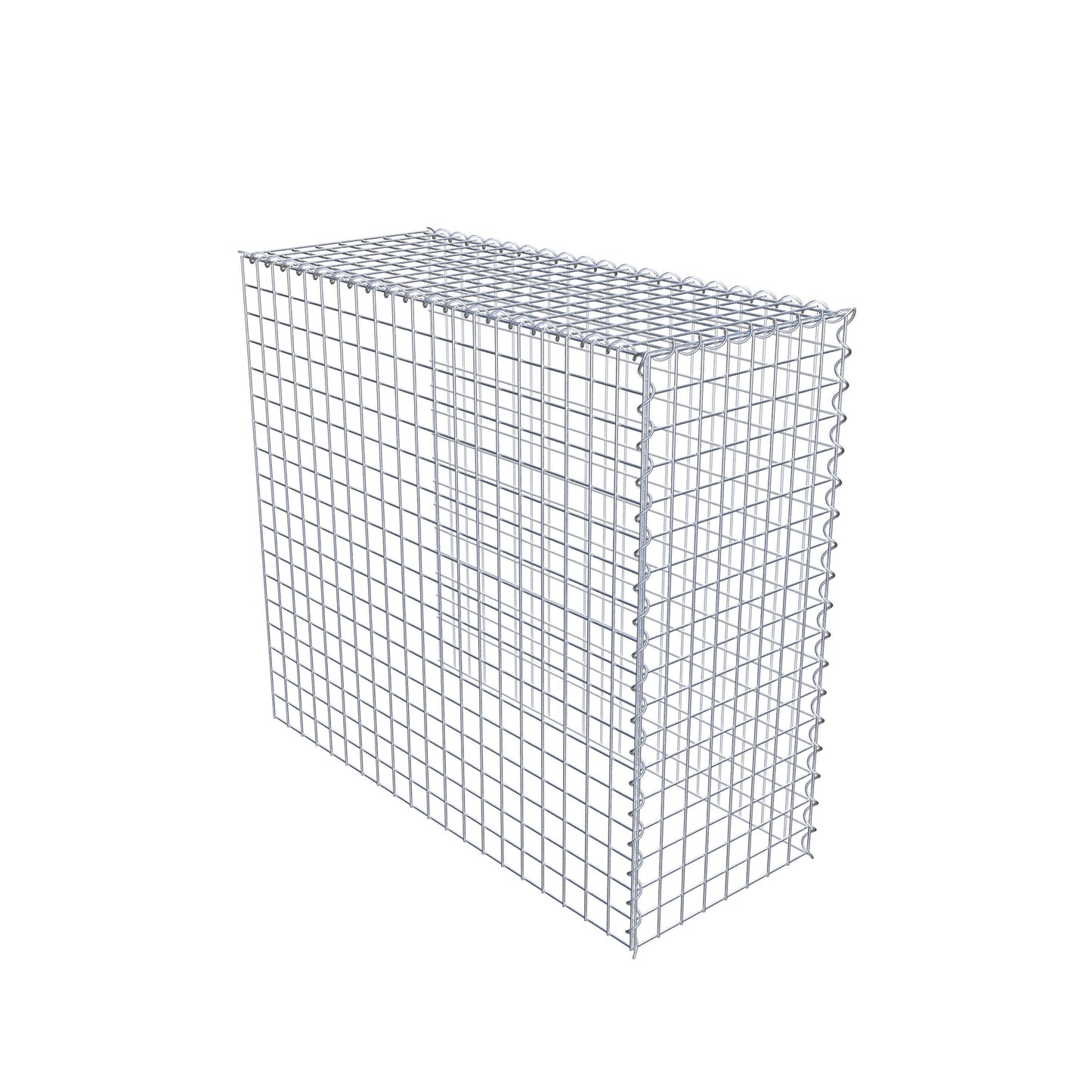 Opvokset gabion type 4 100 cm x 90 cm x 40 cm (L x H x D), maskestørrelse 5 cm x 5 cm, spiral