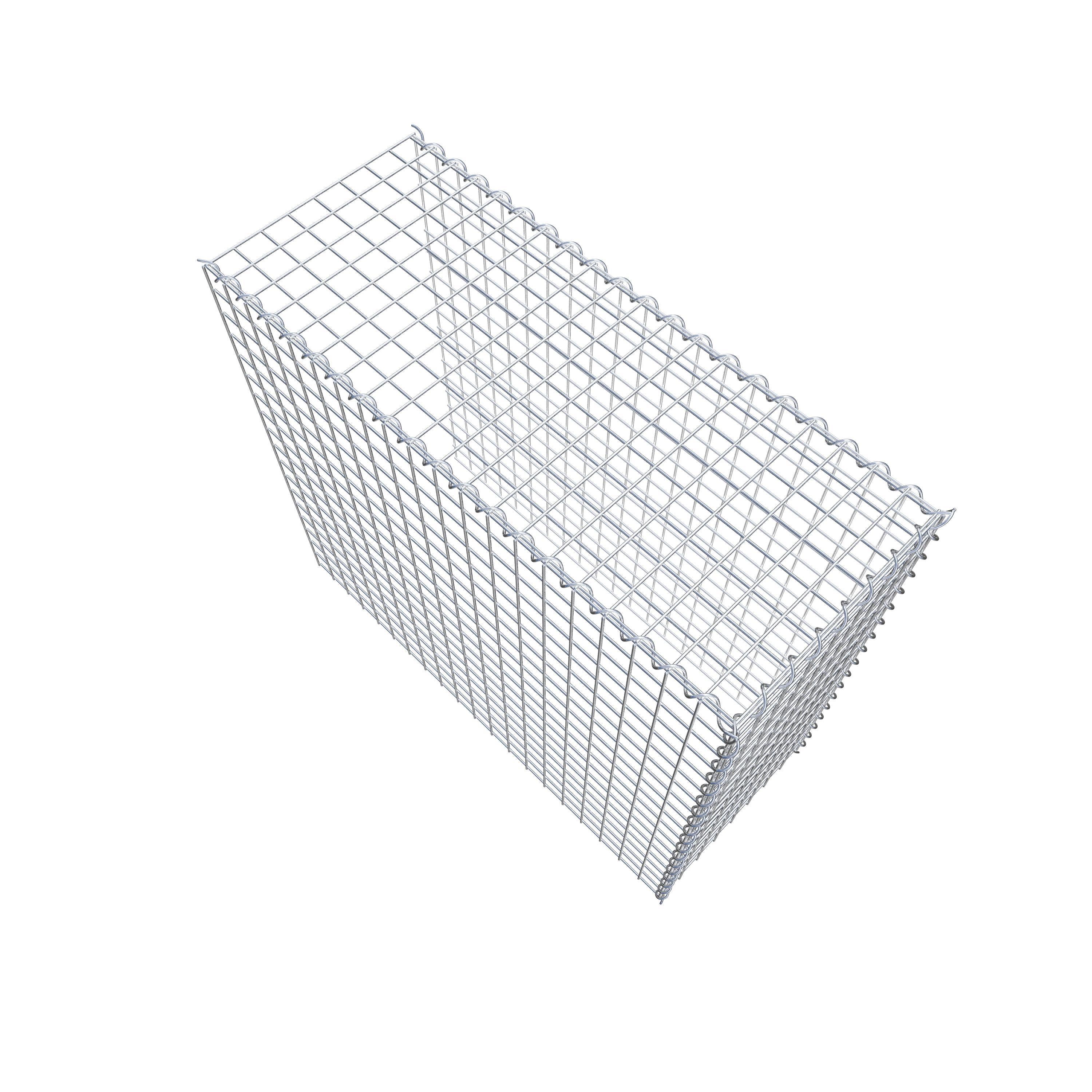 Grown-on gabion type 4 100 cm x 90 cm x 40 cm (L x H x D), mesh size 5 cm x 5 cm, spiral