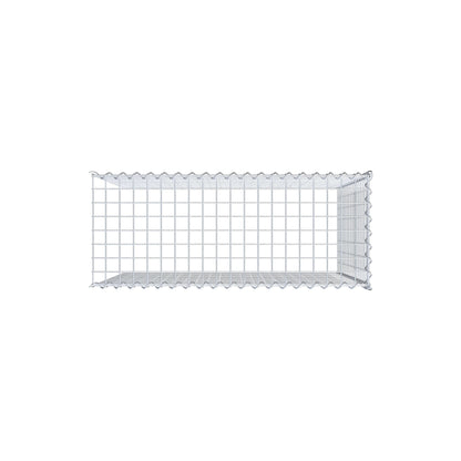 Opvokset gabion type 4 100 cm x 90 cm x 40 cm (L x H x D), maskestørrelse 5 cm x 5 cm, spiral