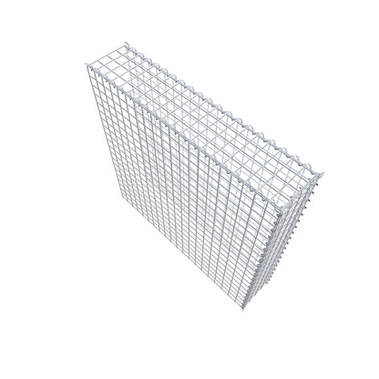 Add-on schanskorf type 4 100 cm x 100 cm x 20 cm (L x H x D), maaswijdte 5 cm x 5 cm, spiraalvormig